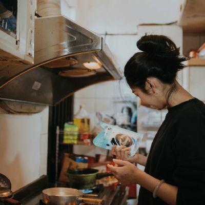干貝辣拌麵