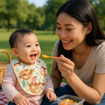 小花朵圍兜 小花系列