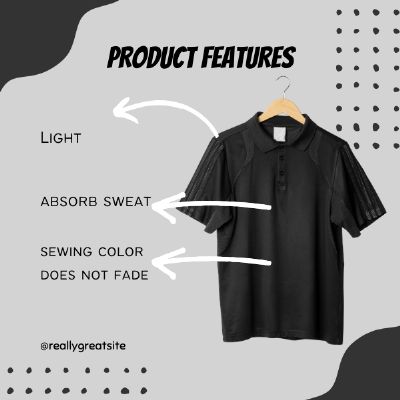 純棉圓領長袖T恤-男