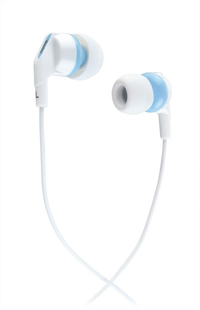 Genius GHP-220X 奢華酷炫內耳抗噪式耳機(藍色)