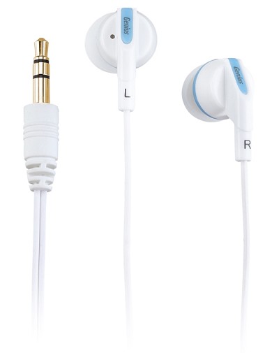 Genius GHP-220X 奢華酷炫內耳抗噪式耳機(藍色)