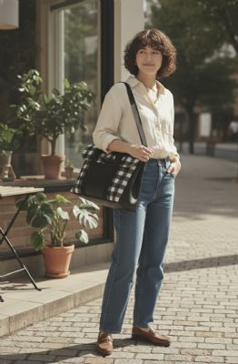 Classic Check 經典花帔 格紋翻蓋兩用包