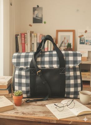 Classic Check 經典花帔 格紋翻蓋兩用包